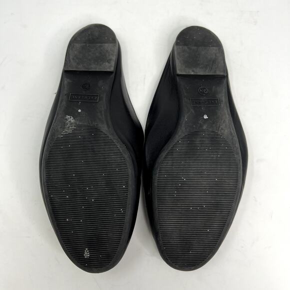 Everlane Slip On Flat Heel Mule Black - Picture 6 of 9